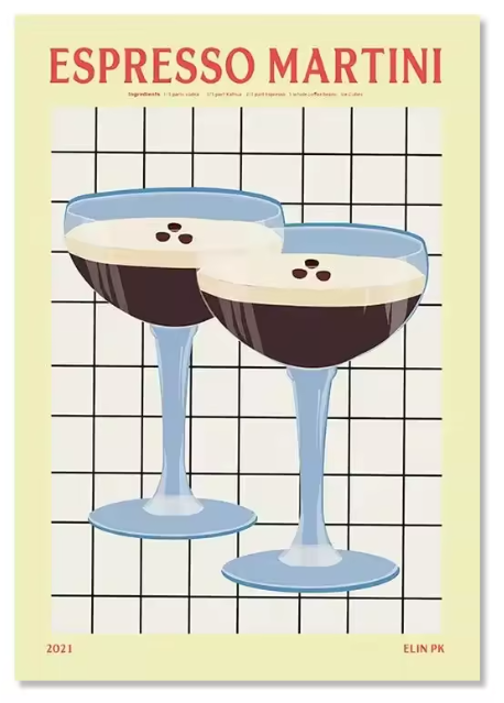 Premium Wall Art - Colourful Cocktails (Multiple Sizes Available)