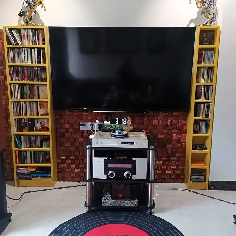 Solid Wood 3D Mosaic Panel Premium ✅(30 x 30 cm)