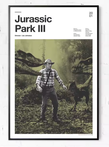 Premium Wall Art - Iconic Rewinds: Minimalist Poster Collection of Classic Films & Series (Multiple Sizes Available)