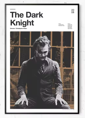 Premium Wall Art - Iconic Rewinds: Minimalist Poster Collection of Classic Films & Series (Multiple Sizes Available)