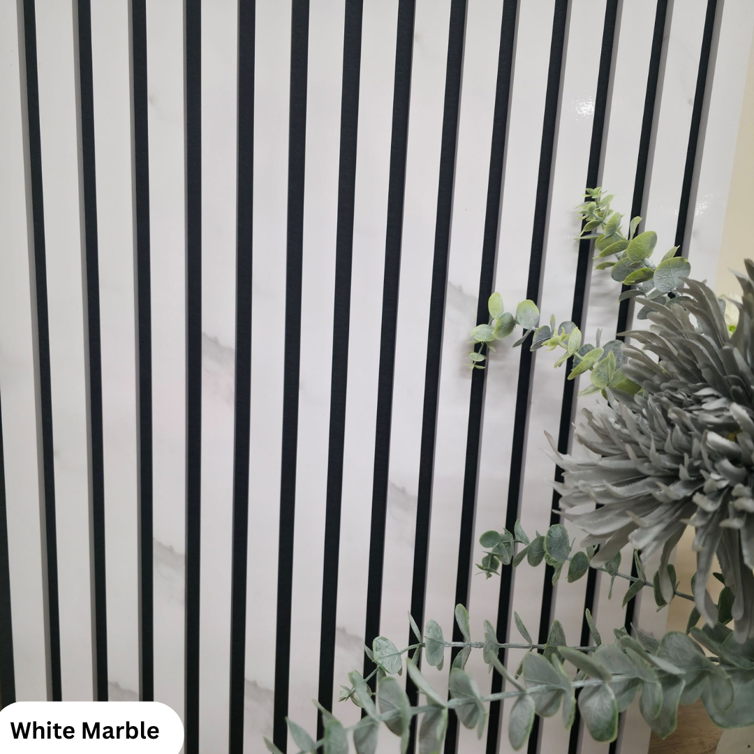Premium Acoustic Slatted Wall Panel (Multiple Colours)