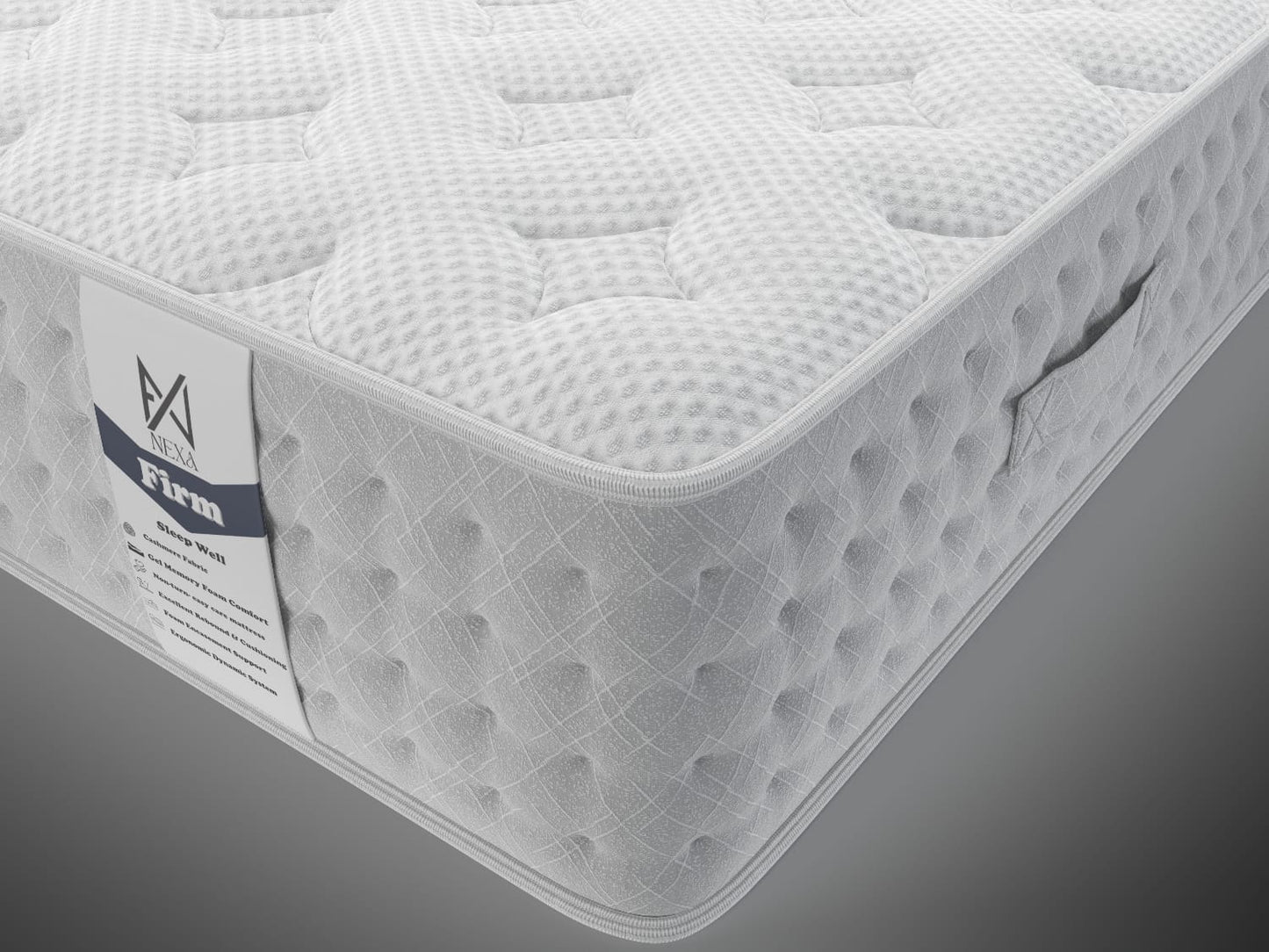The Luxury Plush Nexus 1000 Pocket Spring Pillow Top Mattress - Firm